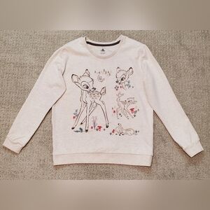 Bambi DIsney Creqm Long Sleeve Tee
